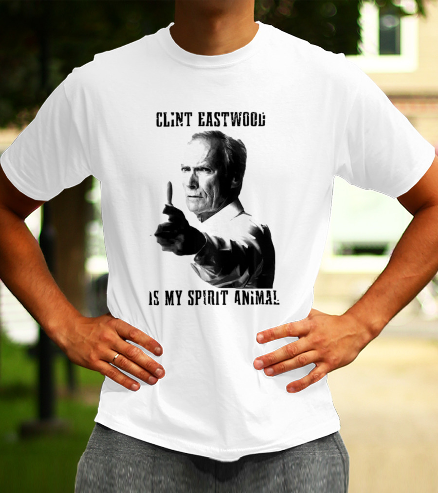 Clint Eastwood Is My Spirit Animal Image T-Shirt
