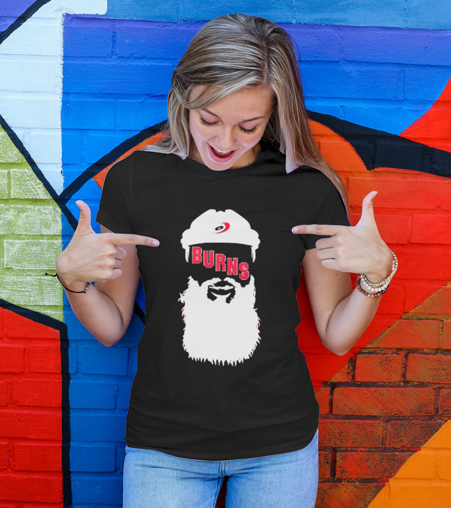 Carolina Hurricanes Brent Burns Hockey Bearded T-Shirt