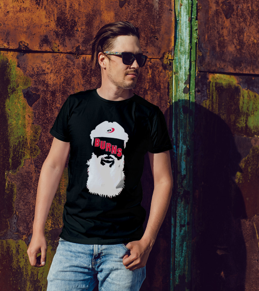 Carolina Hurricanes Brent Burns Hockey Bearded T-Shirt
