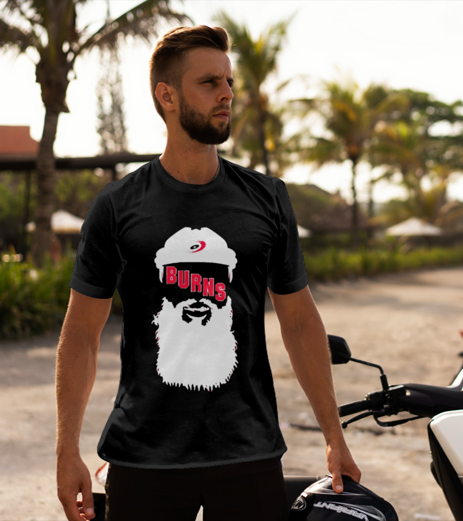 Carolina Hurricanes Brent Burns Hockey Bearded T-Shirt