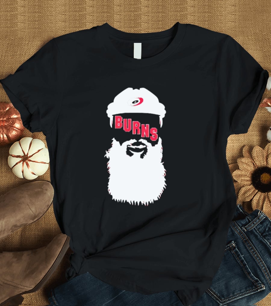 Carolina Hurricanes Brent Burns Hockey Bearded T-Shirt