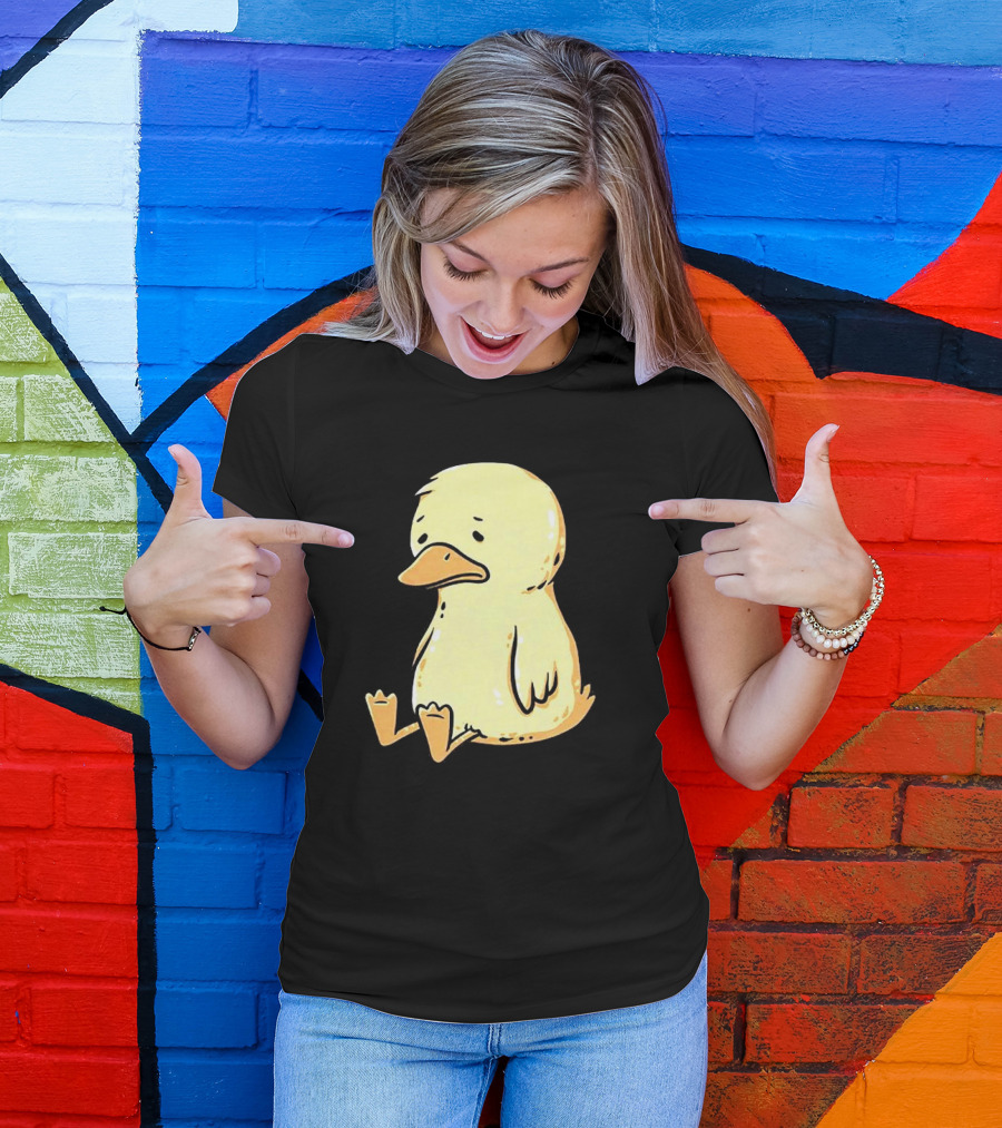 Sad As Duck Cute Sad Duckling T-Shirt