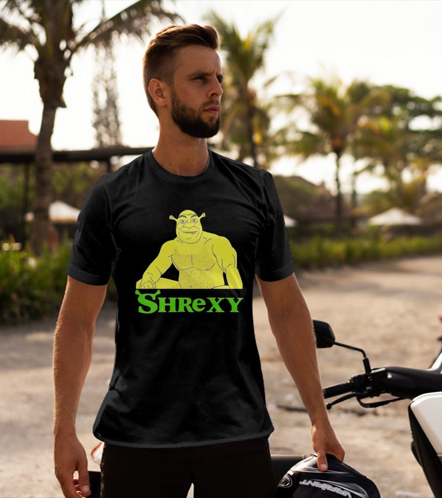 Shrek Shrexy Funny Ogre Meme T-Shirt