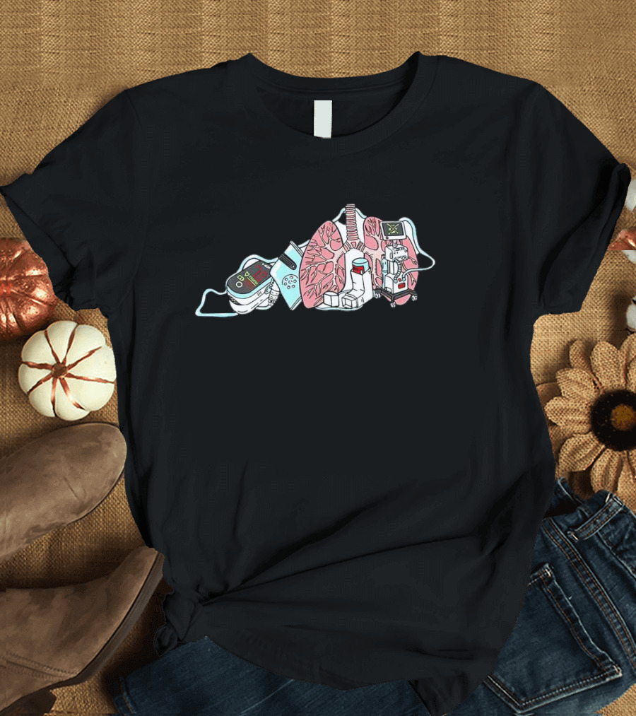 The Kentucky Respiratory Anatomy Machine Elements T-Shirt