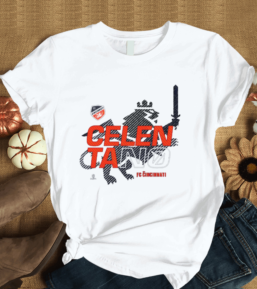 Celentano FC Cincinnati Lion Shield T-Shirt