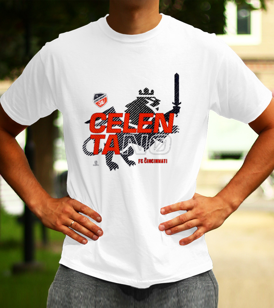 Celentano FC Cincinnati Lion Shield T-Shirt