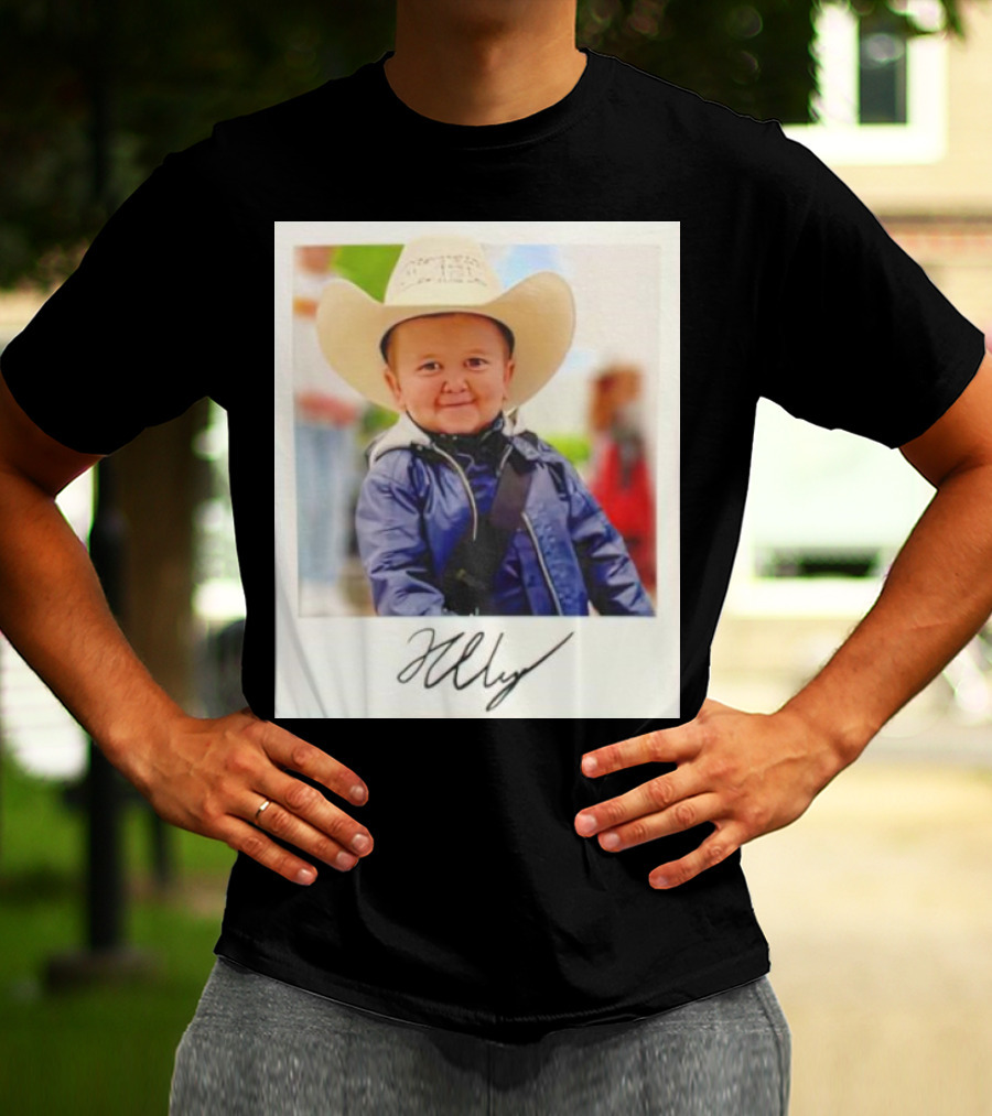 Hasbulla Magomedov Cowboy Polaroid Signature Image T-Shirt