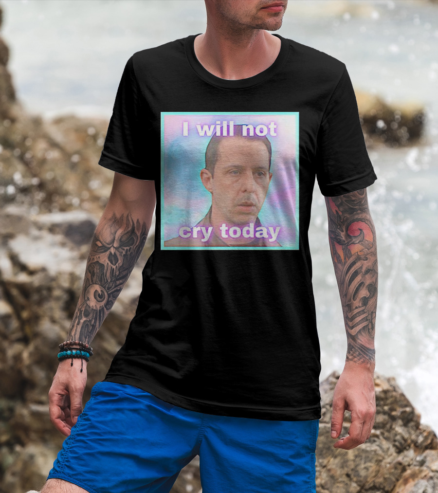 Kendall Roy I Will Not Cry Today Pastel Mood T-Shirt