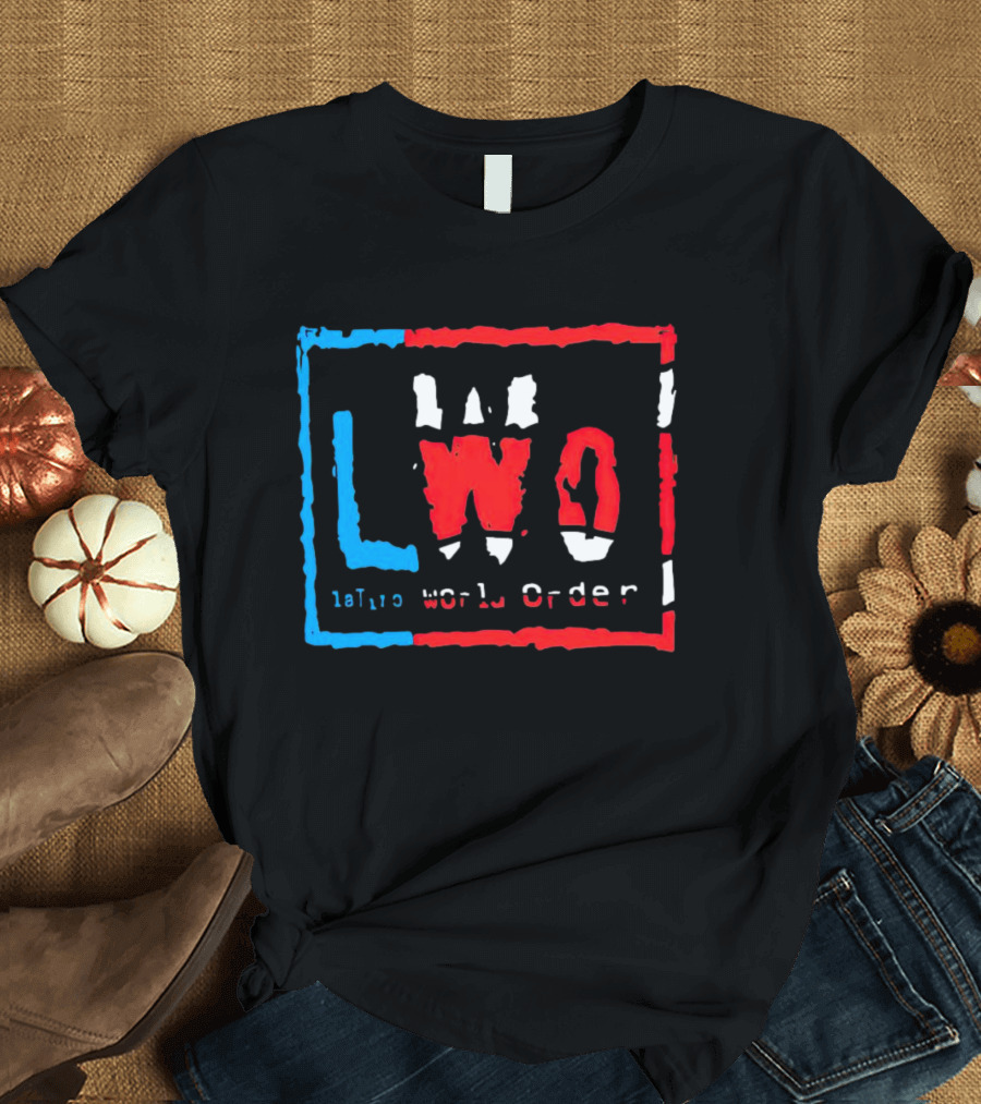 LWO Latino World Order Red White Blue Iconic T-Shirt
