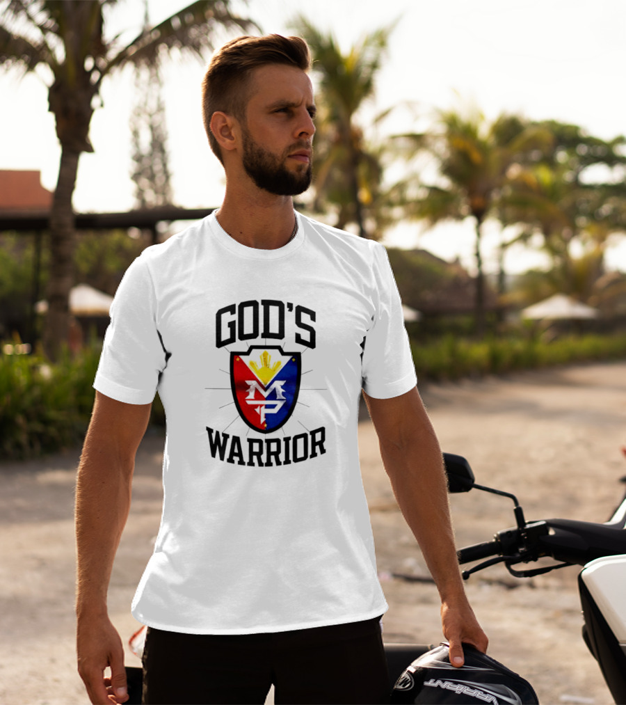 God’s Warrior Manny Pacquiao Filipino Pride Shield T-Shirt