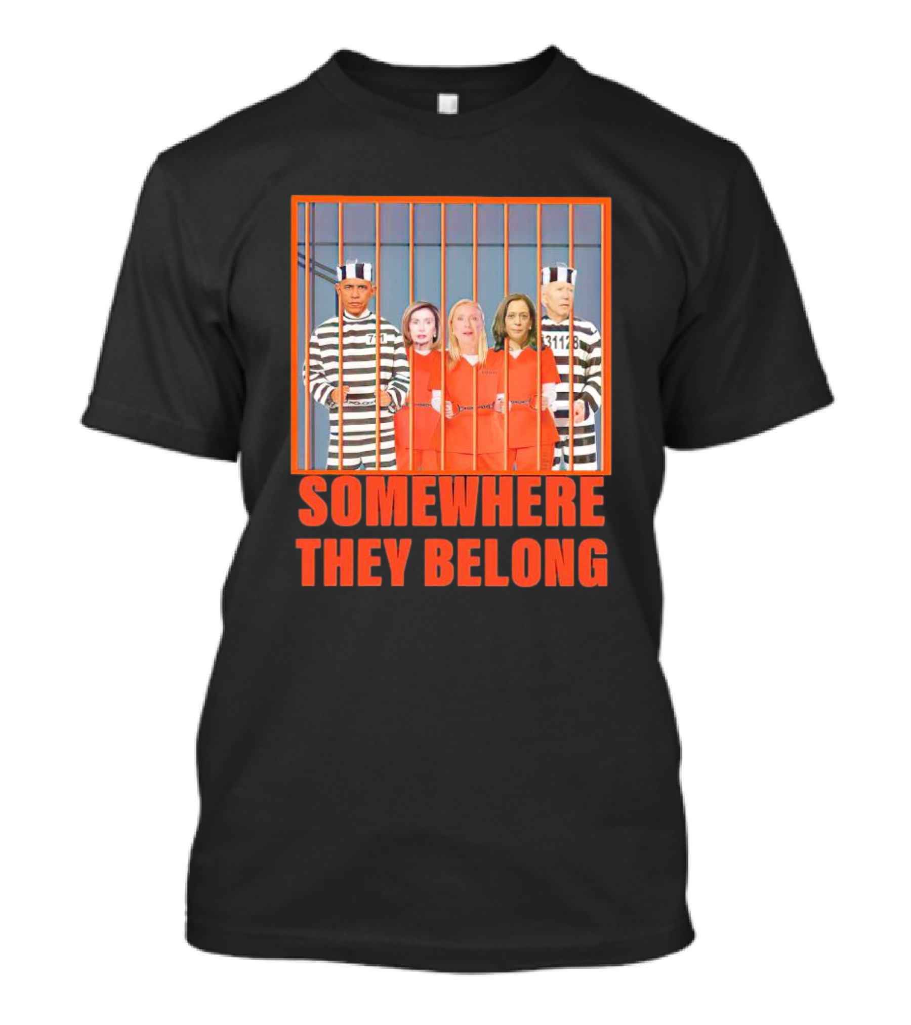 Somewhere They Belong Democrats Prisoners T-Shirt