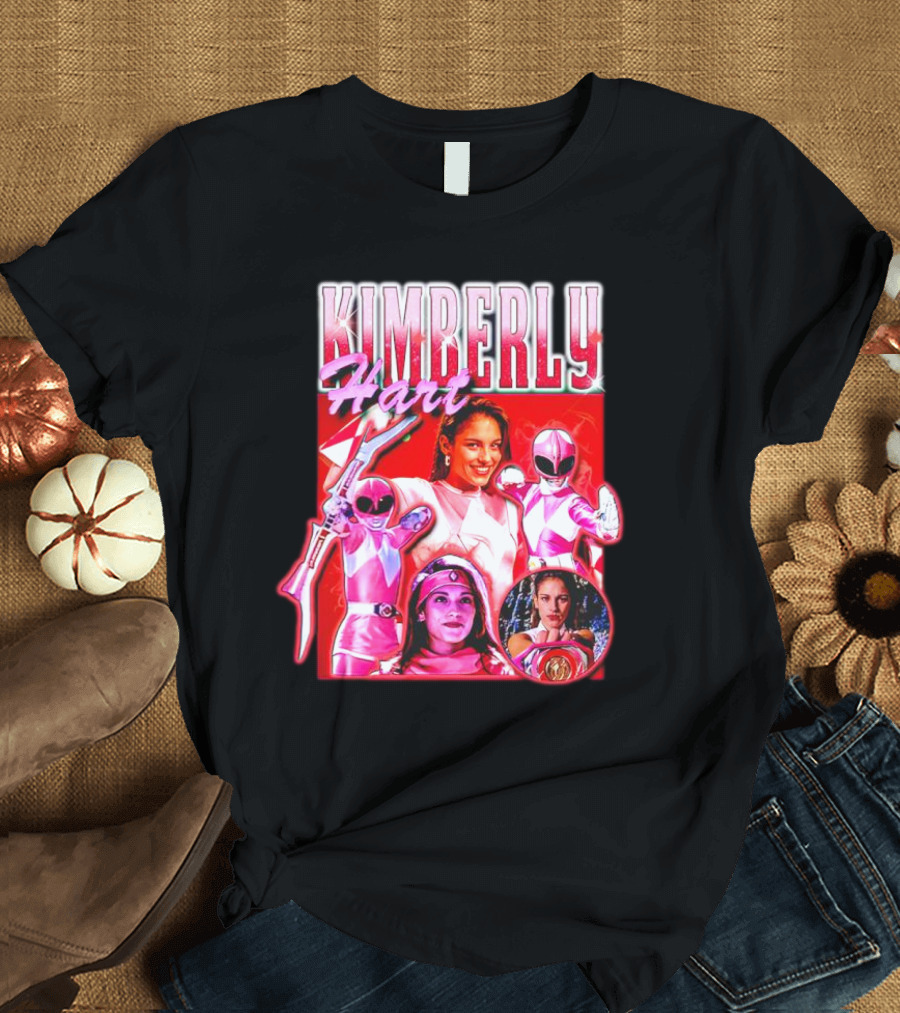 Kimberly Hart Mighty Morphin Pink Ranger Power T-Shirt