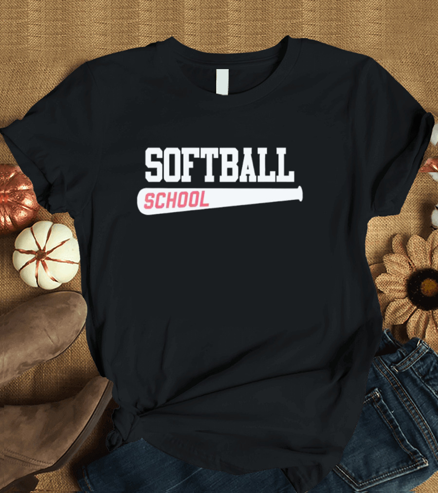 Oklahoma Softball School Bat T-Shirt