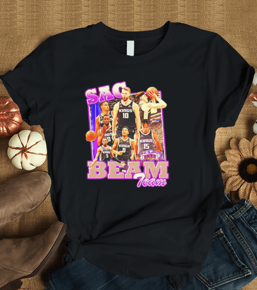 Sacramento Kings Sac Beam Team Basketball Players T-Shirt