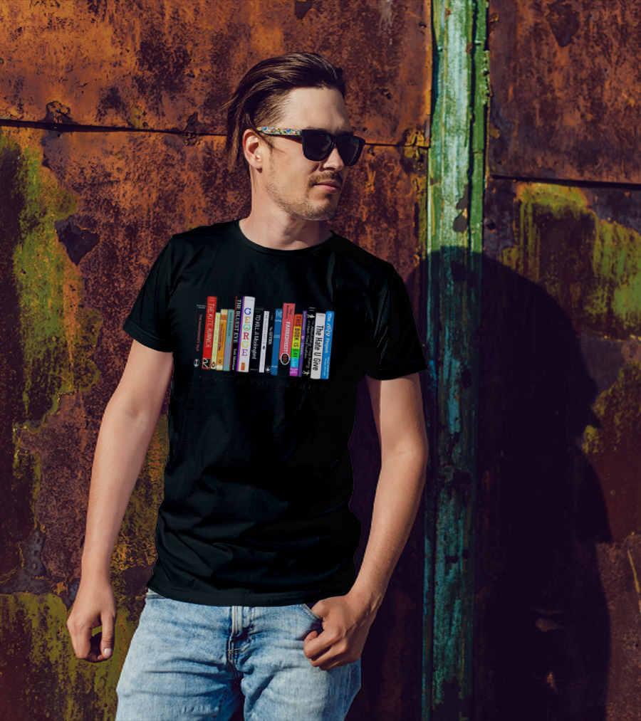 I'm With The Banned The Handmaid's Tale The Kite Runner The Bluest Eye George To Kill A Mockingbird Fahrenheit 451 Fun Home Gender Queer The Hate U Give The 1619 Project T-Shirt