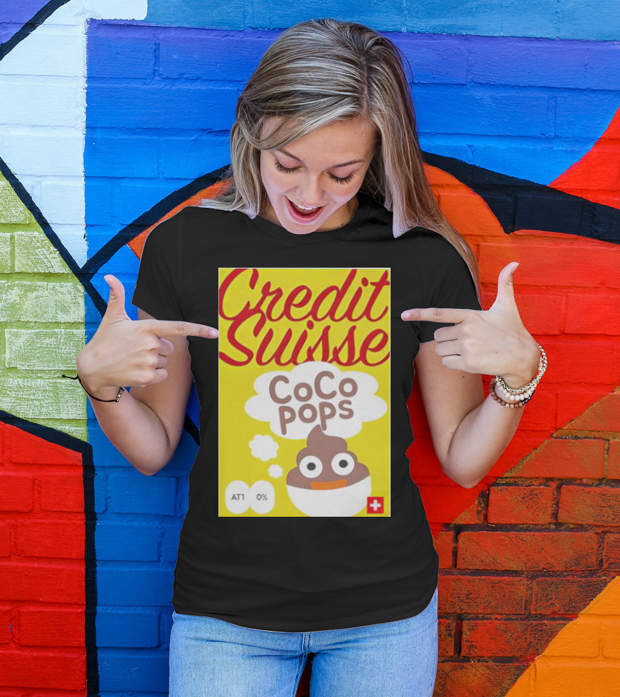 Credit Suisse CoCo Pops Parody Box AT1 0% T-Shirt