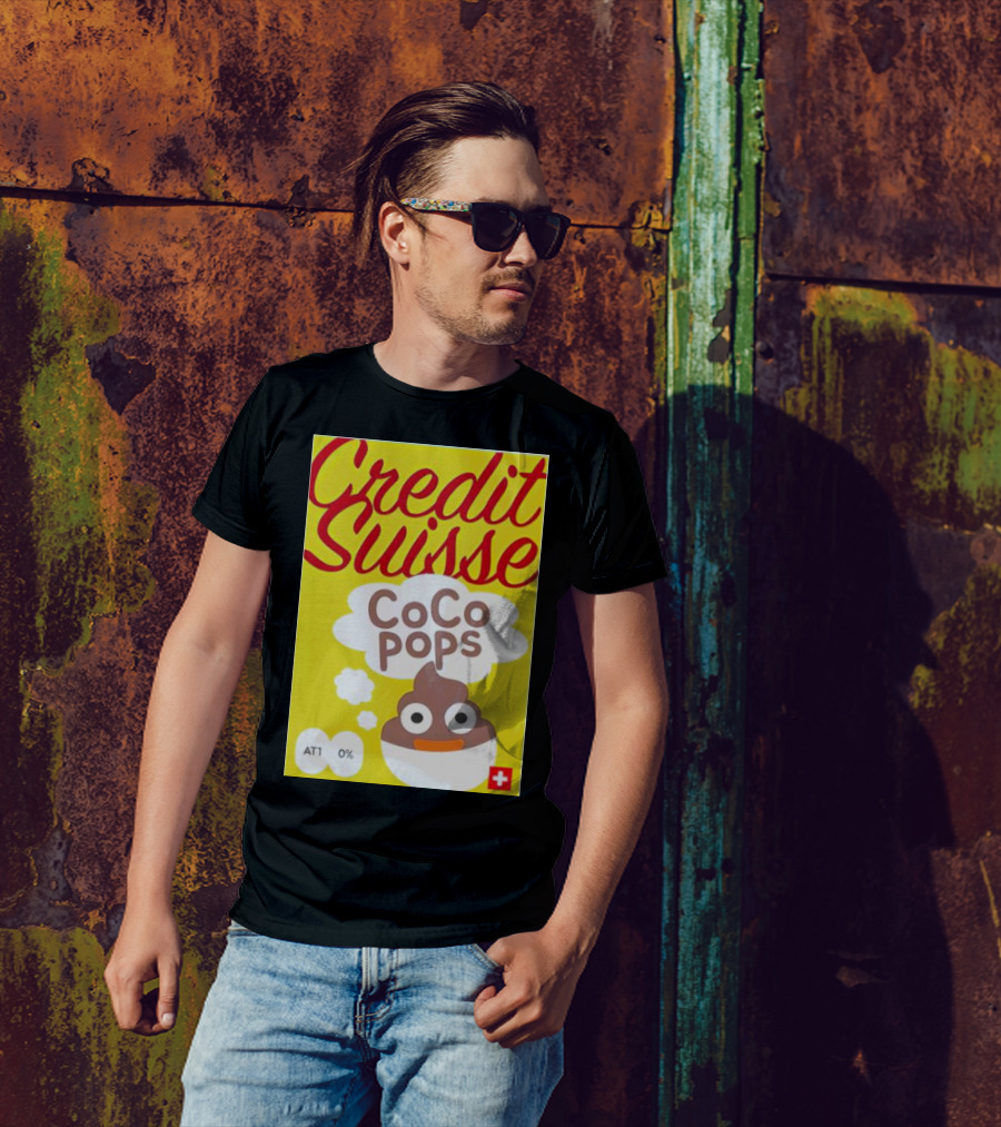 Credit Suisse CoCo Pops Parody Box AT1 0% T-Shirt