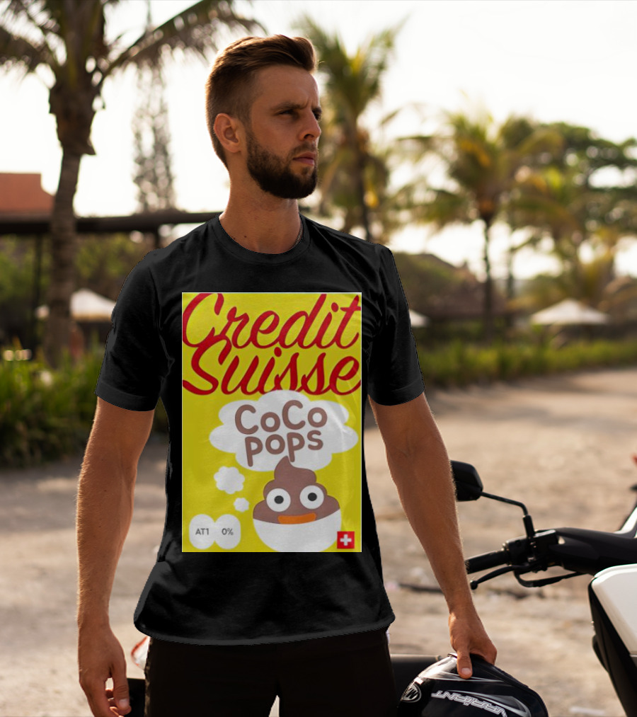 Credit Suisse CoCo Pops Parody Box AT1 0% T-Shirt