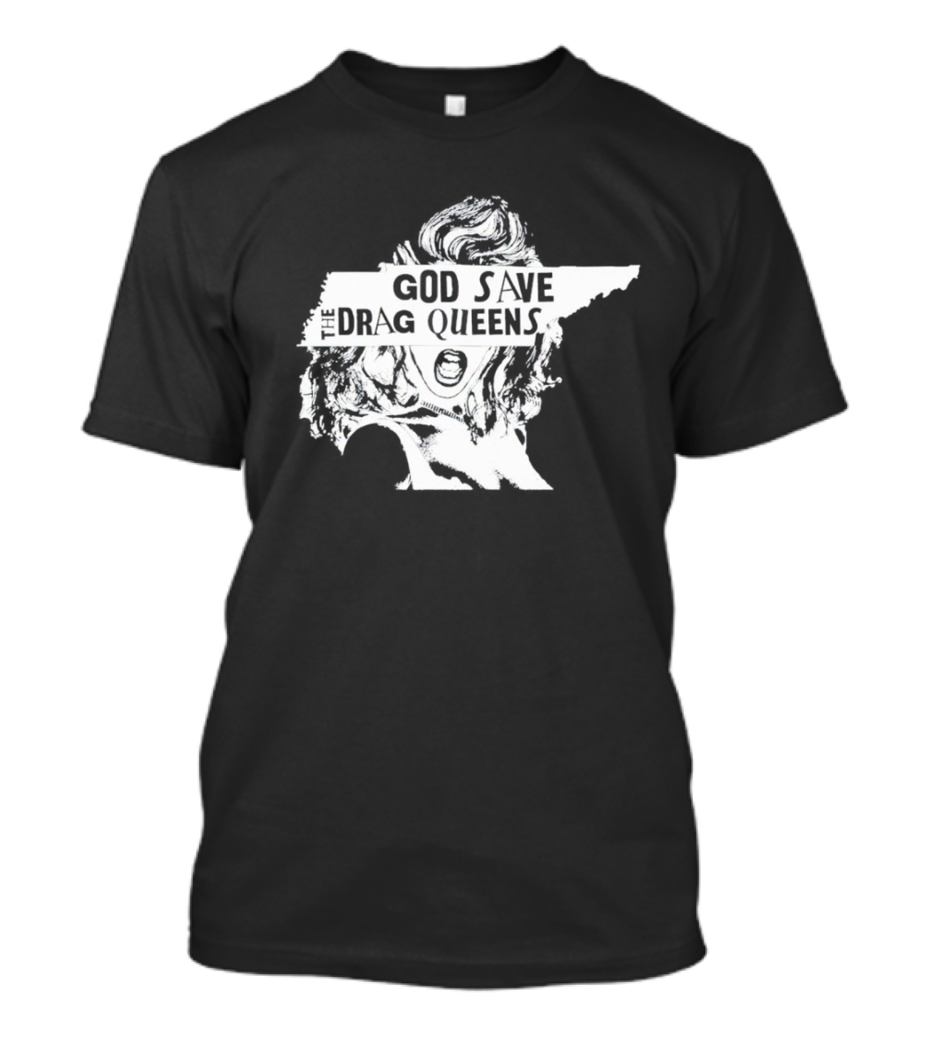 God Save The Drag Queens Tennessee Map T-Shirt