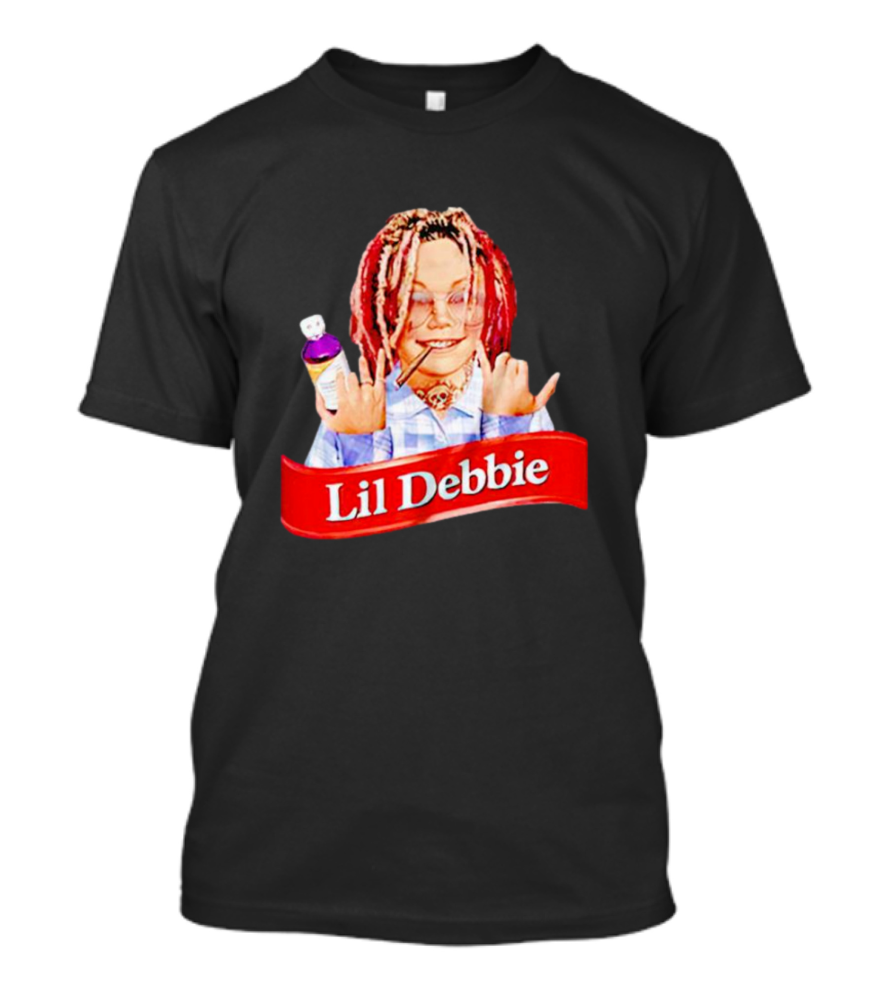 Lil Debbie Double Cup Braids Smiling T-Shirt