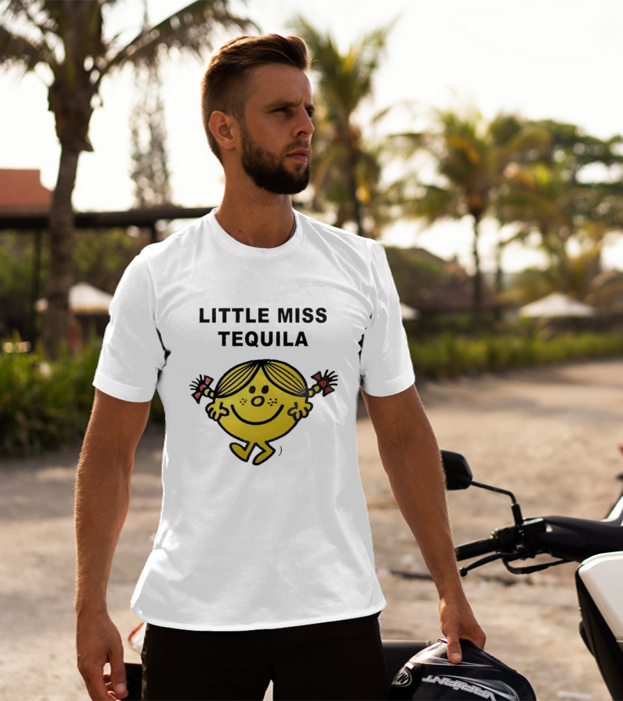 Little Miss Tequila Fun Character T-Shirt