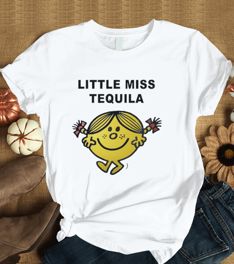 Little Miss Tequila Fun Character T-Shirt