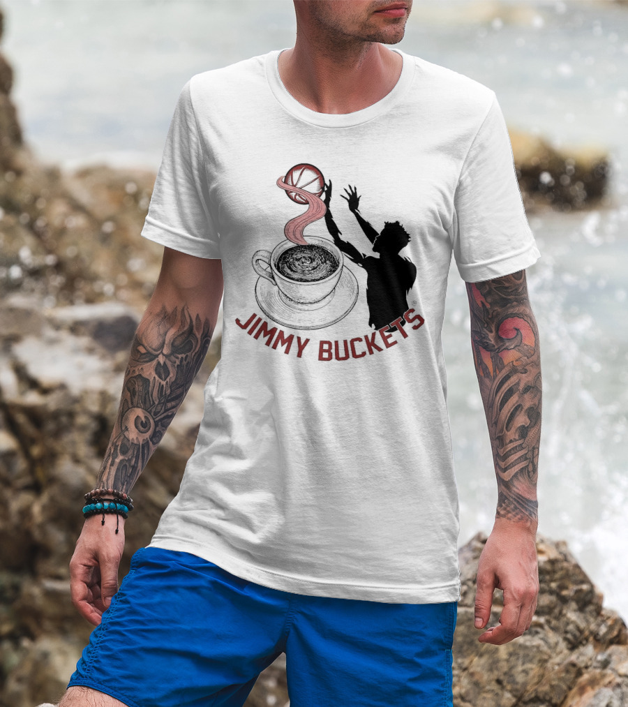 Miami Heat Jimmy Buckets Coffee Basketball T-Shirt