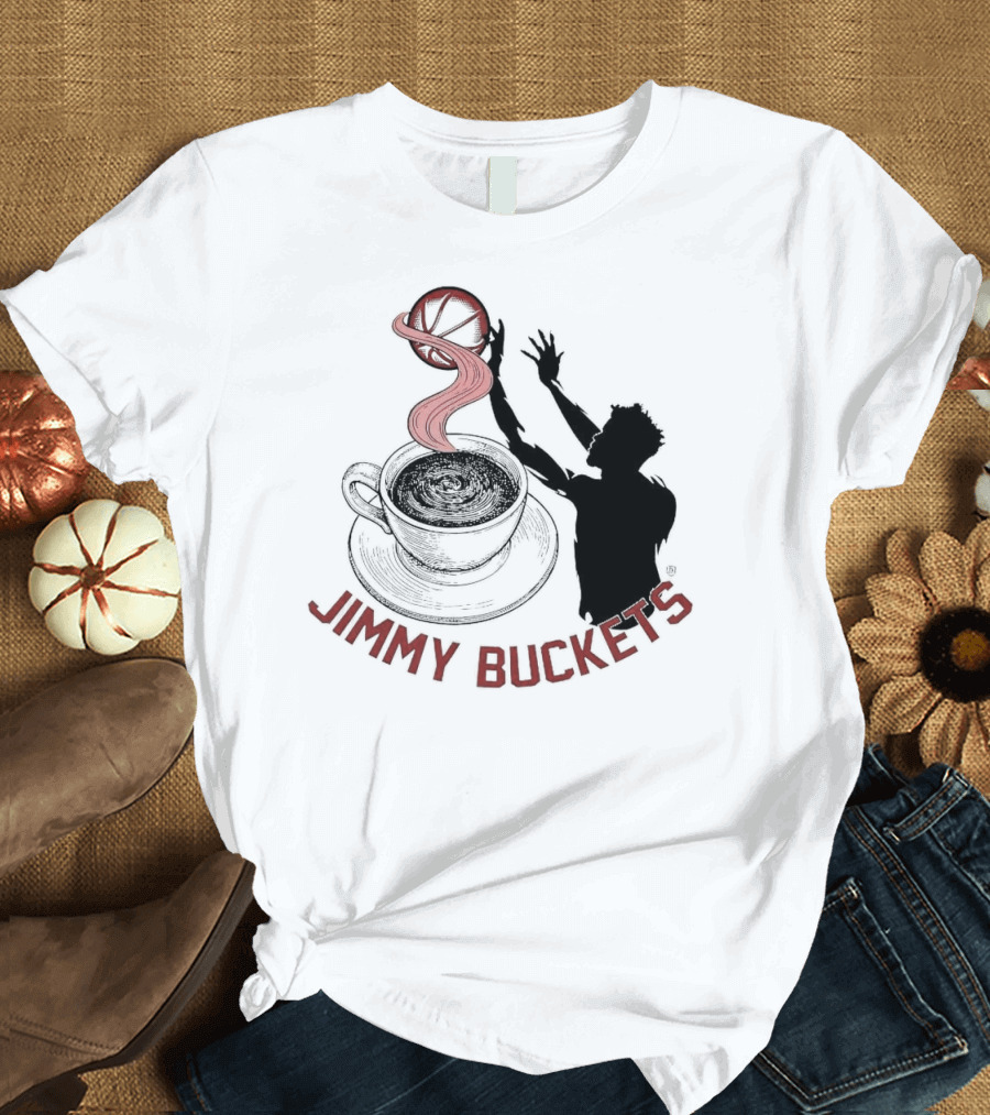 Miami Heat Jimmy Buckets Coffee Basketball T-Shirt