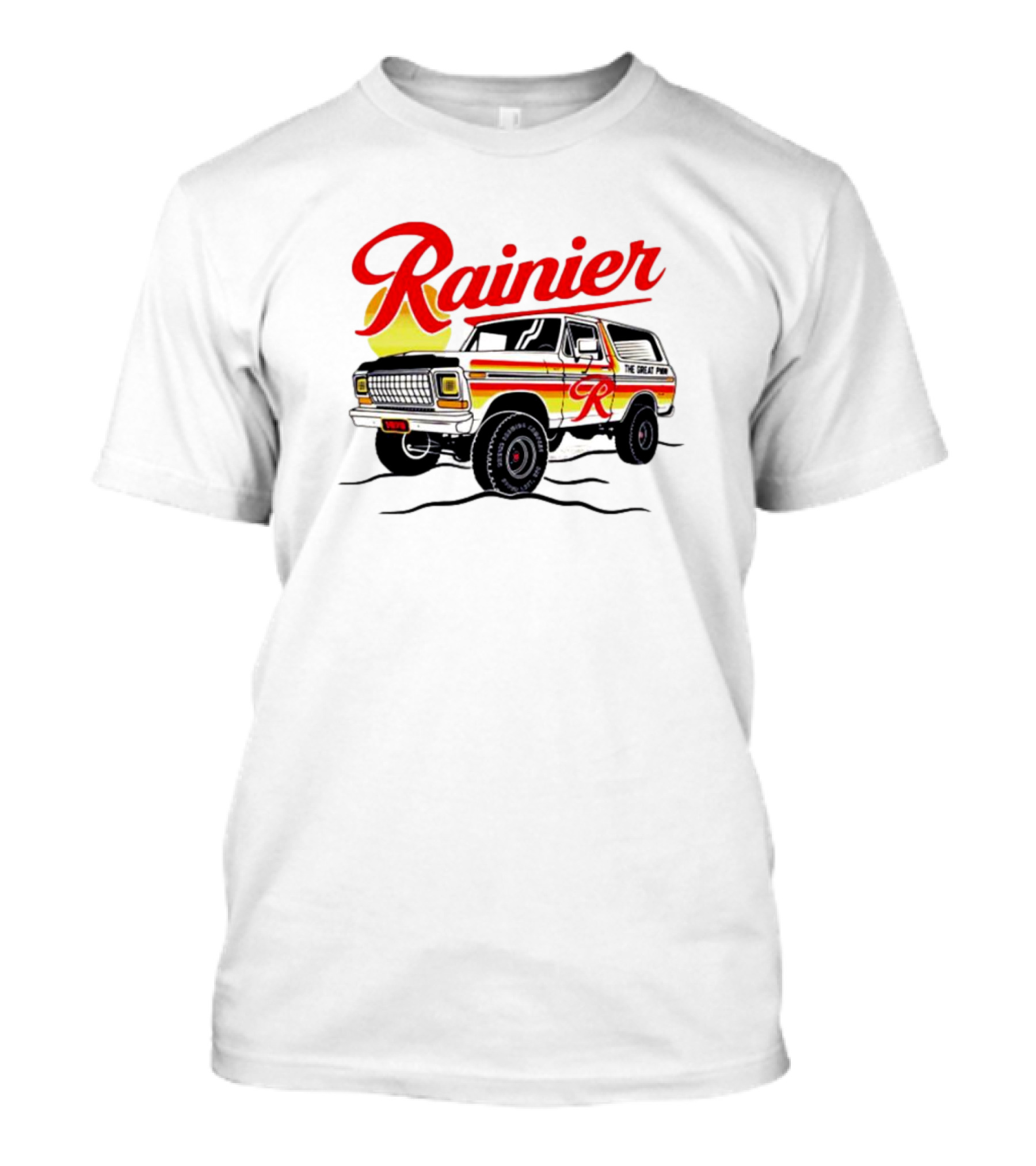 Rainier Beer Vintage Truck Adventure T-Shirt