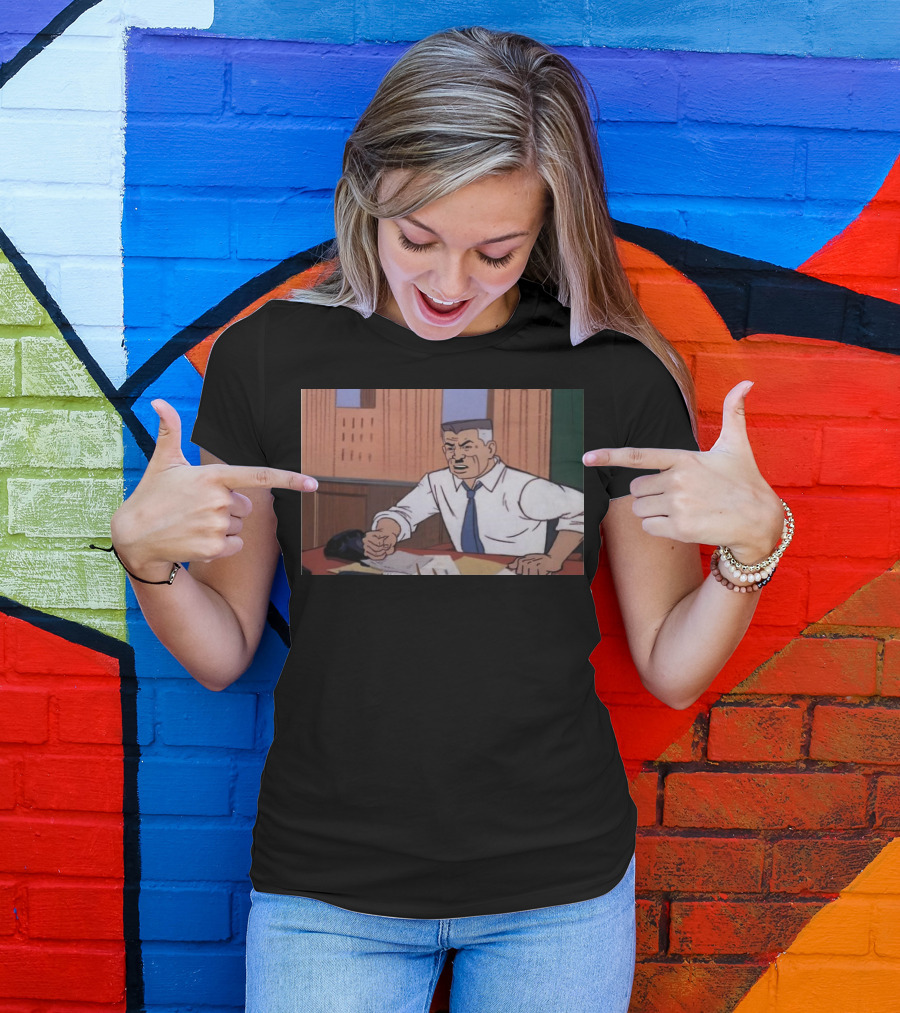 Strange Man Comic Editor Classic Scene T-Shirt