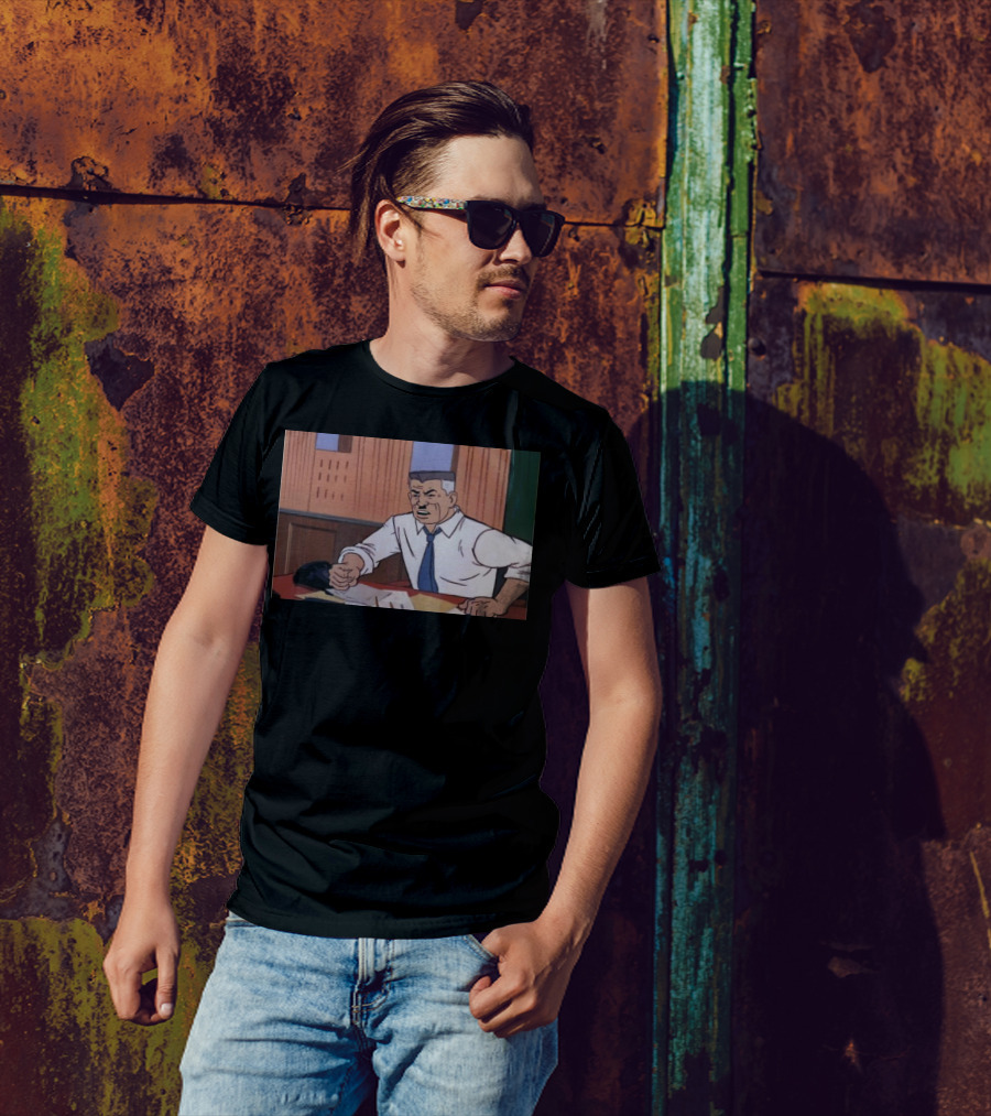 Strange Man Comic Editor Classic Scene T-Shirt