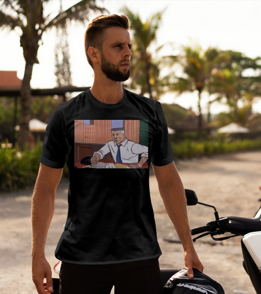 Strange Man Comic Editor Classic Scene T-Shirt