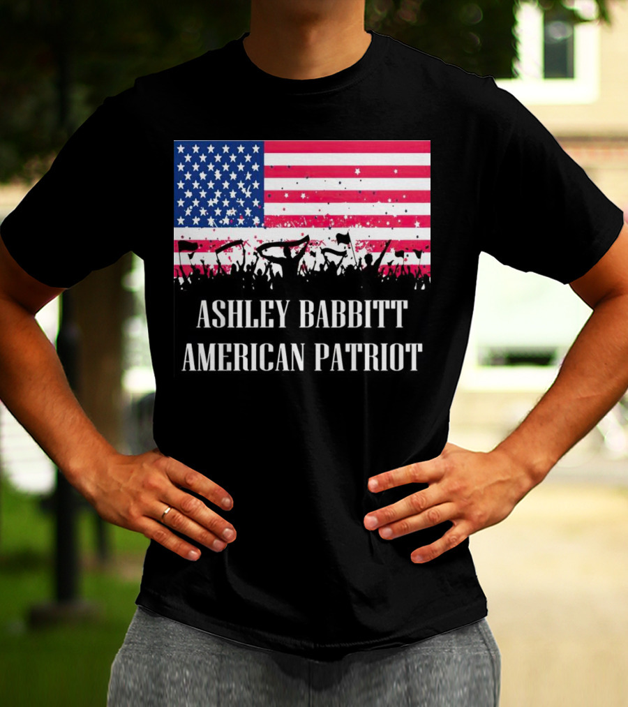 Ashley Babbitt American Patriot USA Flag Protesters T-Shirt