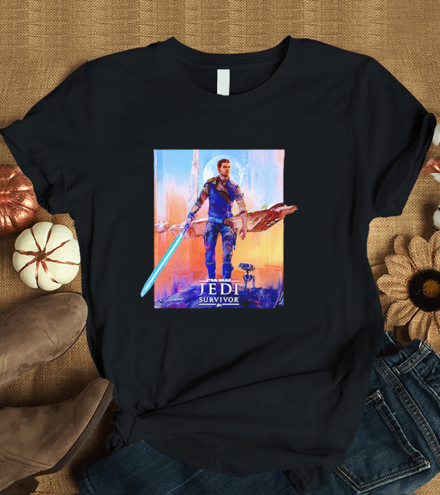 Star Wars Jedi Survivor Deluxe Edition Lightsaber T-Shirt