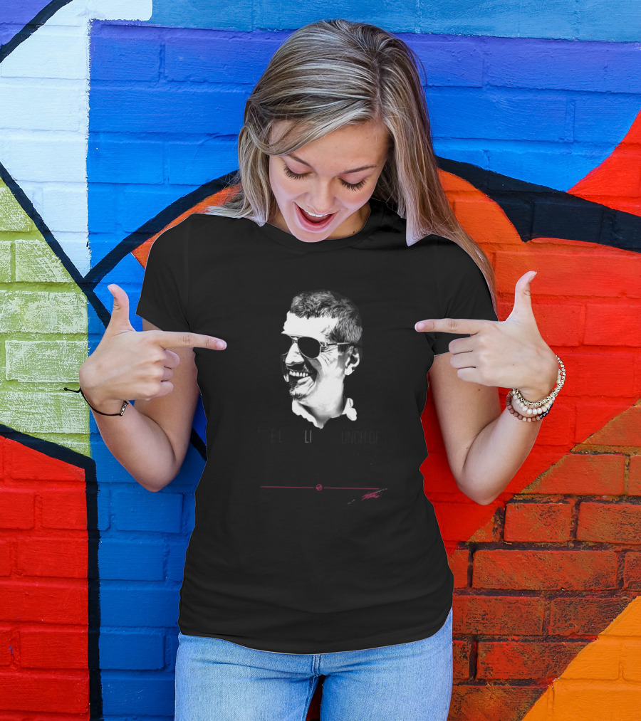 Guenther Steiner We Look Like A Bunch Of Legends Black And White Portrait With Sunglasses T-Shirt