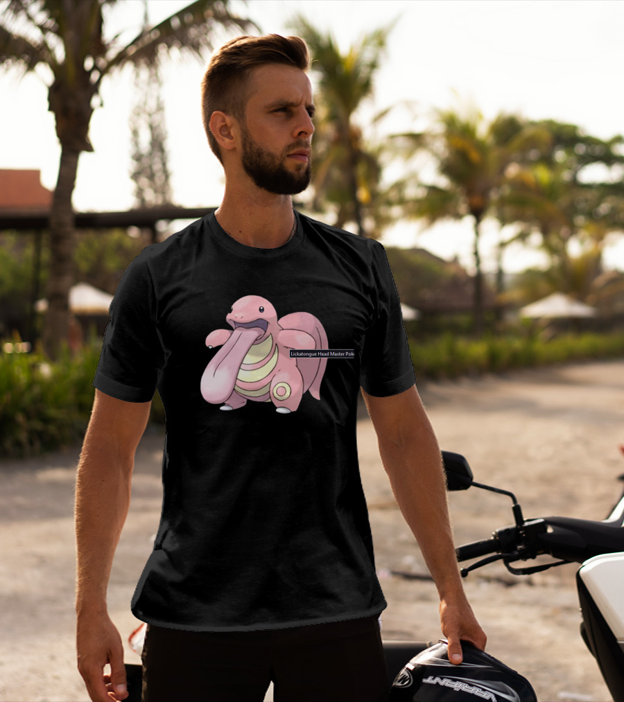 Lickatongue Head Master Pokemon Character Image T-Shirt