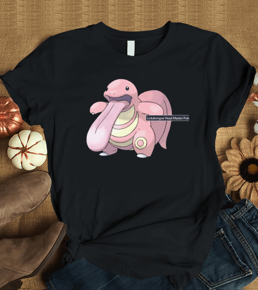 Lickatongue Head Master Pokemon Character Image T-Shirt
