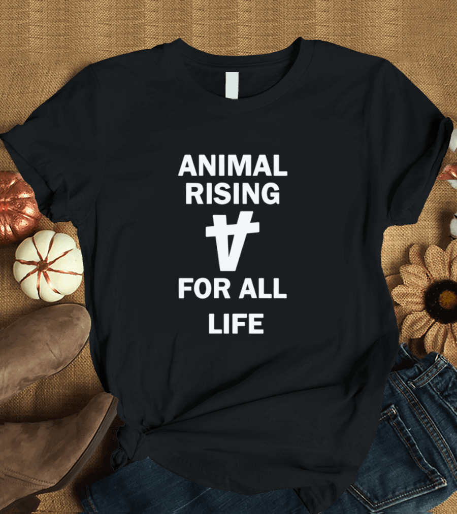 ANIMAL RISING FOR ALL LIFE Vegan T-Shirt