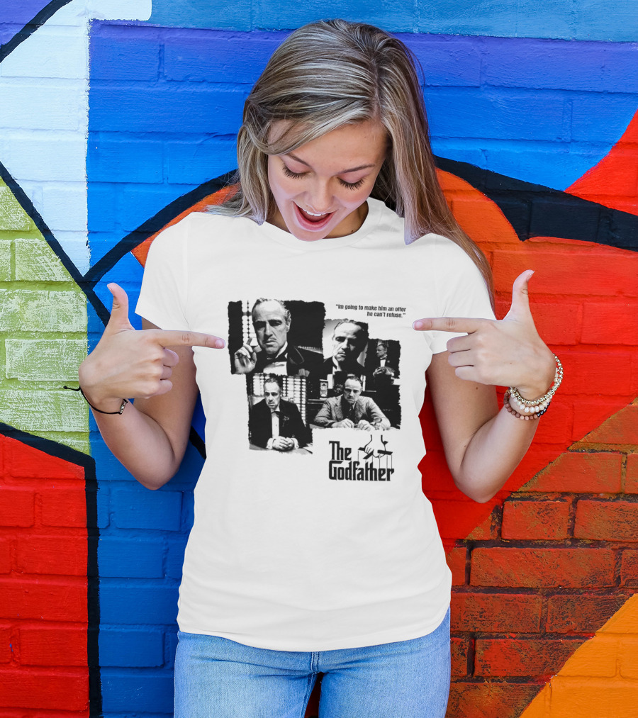 The Godfather I'm Going To Make Him An Offer He Can't Refuse Iconic Film T-Shirt
