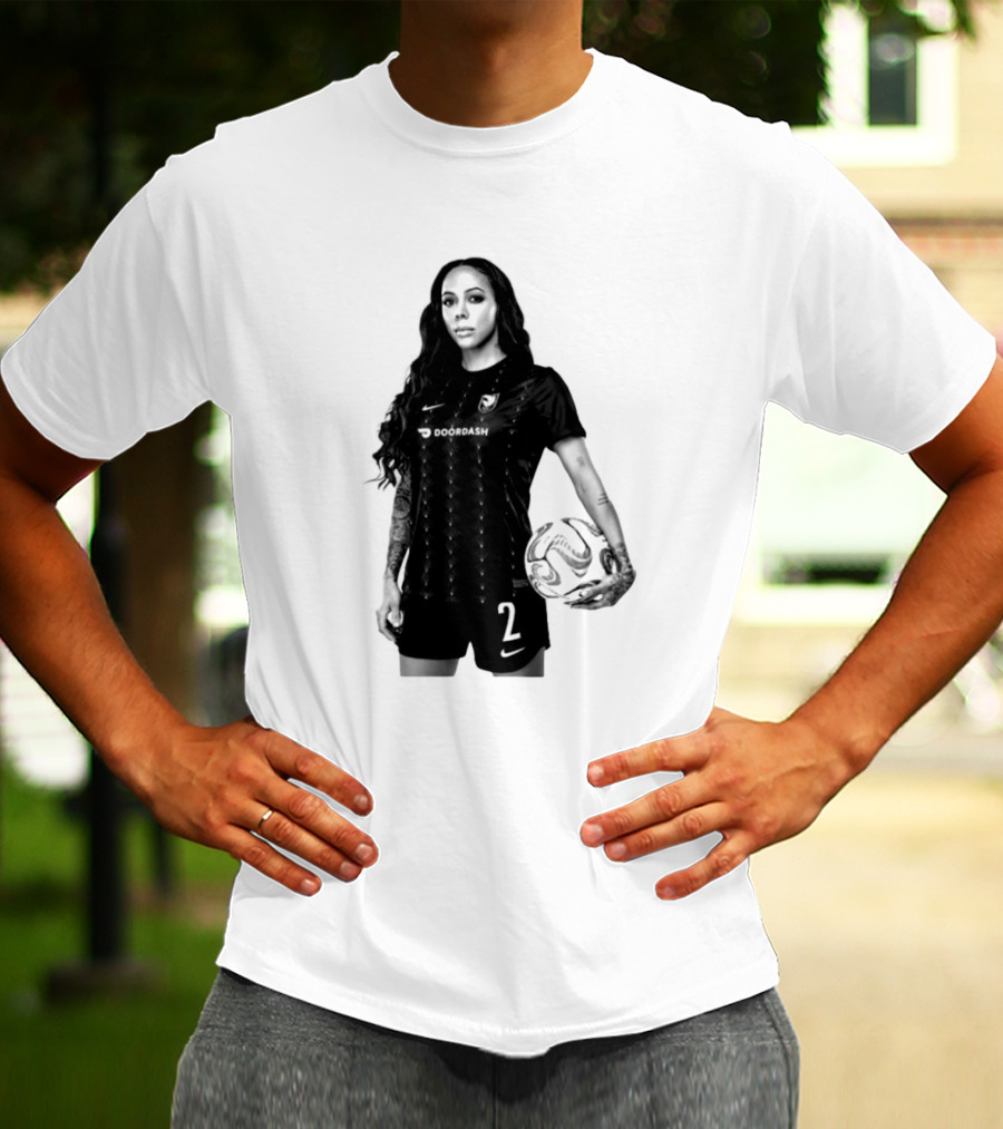 League Sydney Leroux 2 DoorDash Soccer T-Shirt