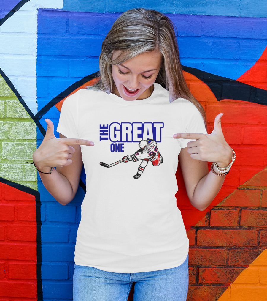 The Great One Rangers Gretzky Hockey Legend T-Shirt