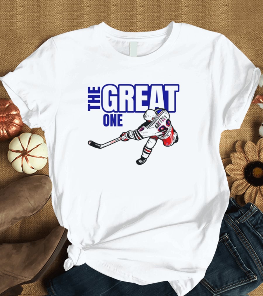 The Great One Rangers Gretzky Hockey Legend T-Shirt