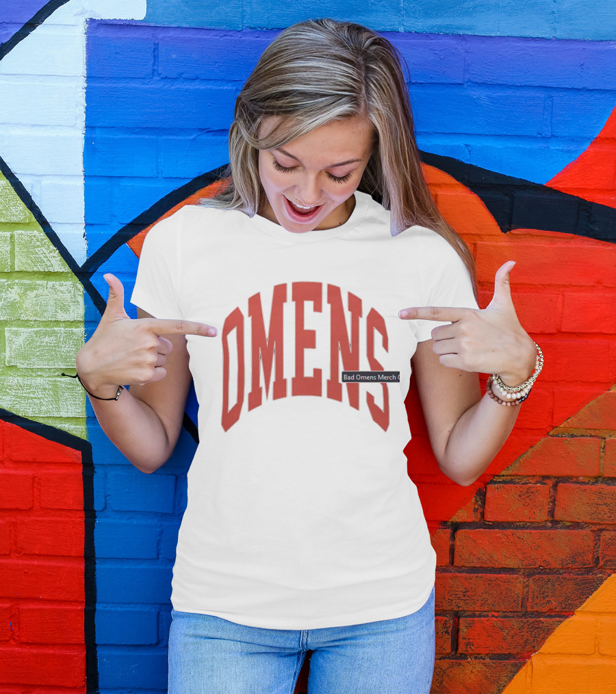 Bad Omens Merch Varsity Omens T-Shirt