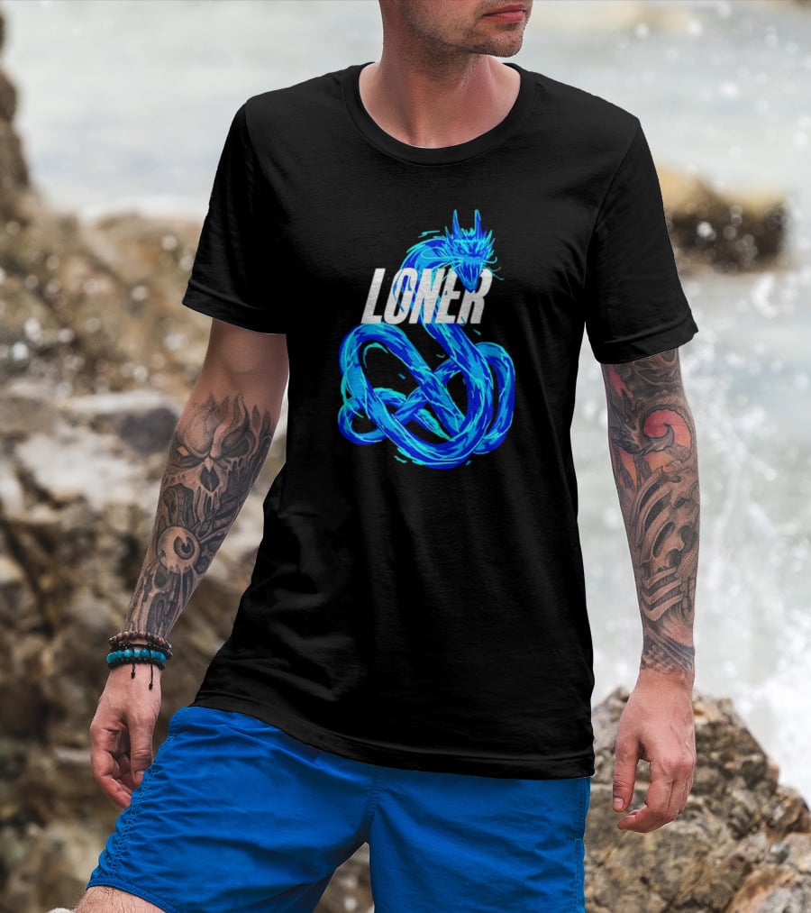 Loner Blue Dragon T-Shirt