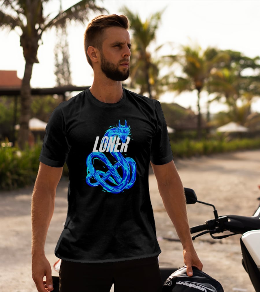 Loner Blue Dragon T-Shirt