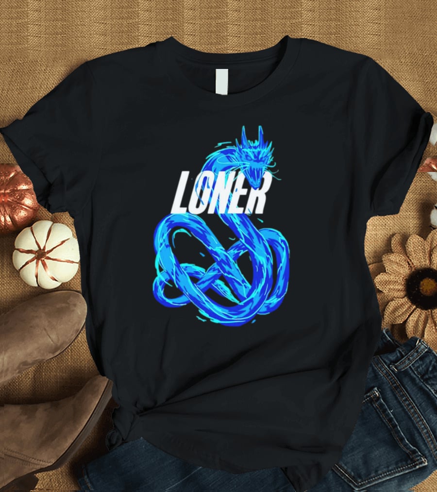 Loner Blue Dragon T-Shirt