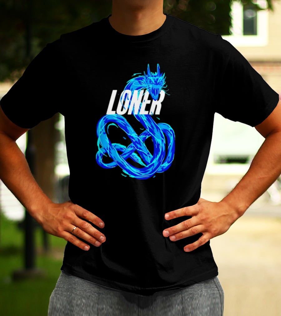 Loner Blue Dragon T-Shirt
