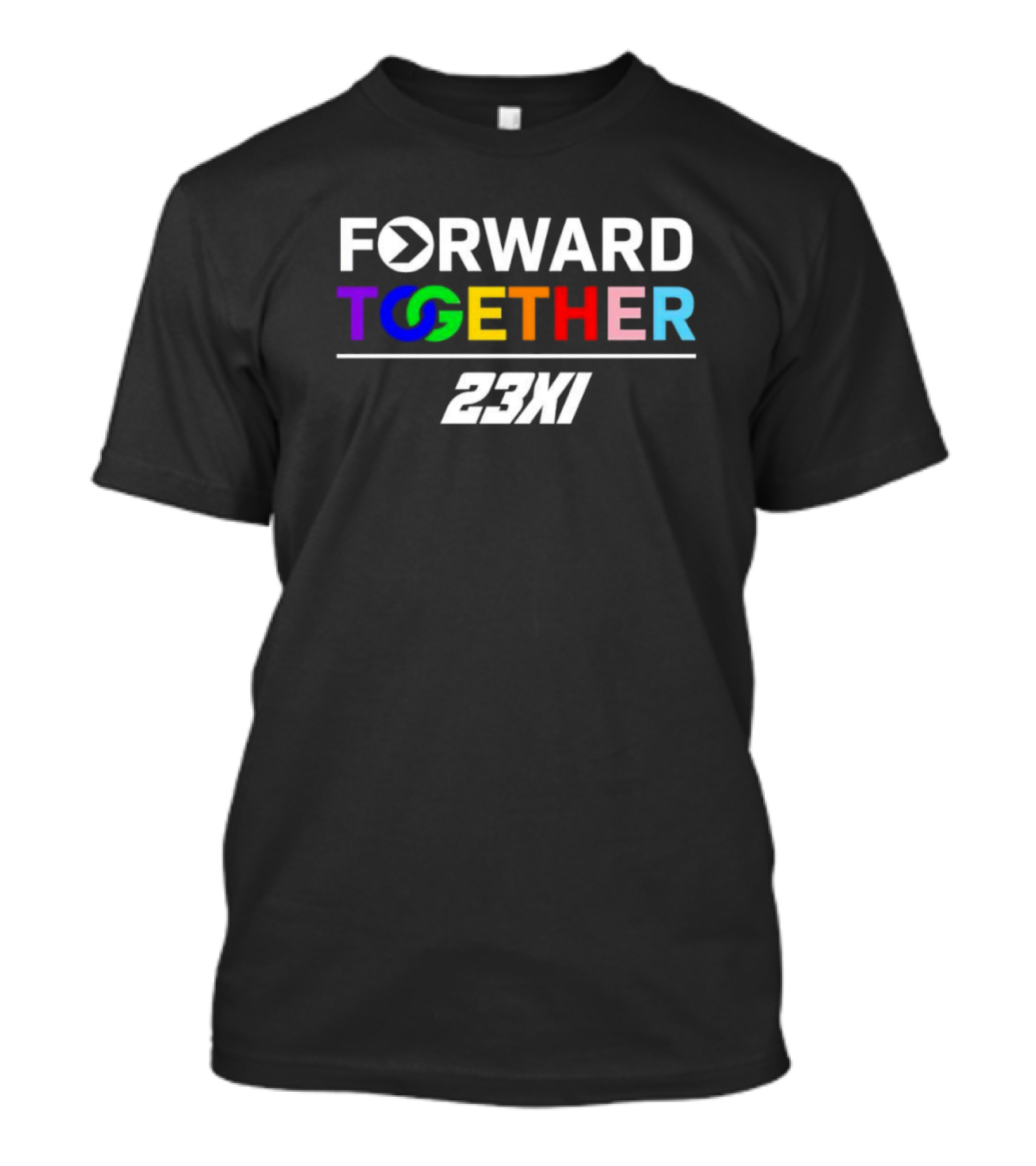 FORWARD TOGETHER 23XI RACING MULTICOLOR T-Shirt