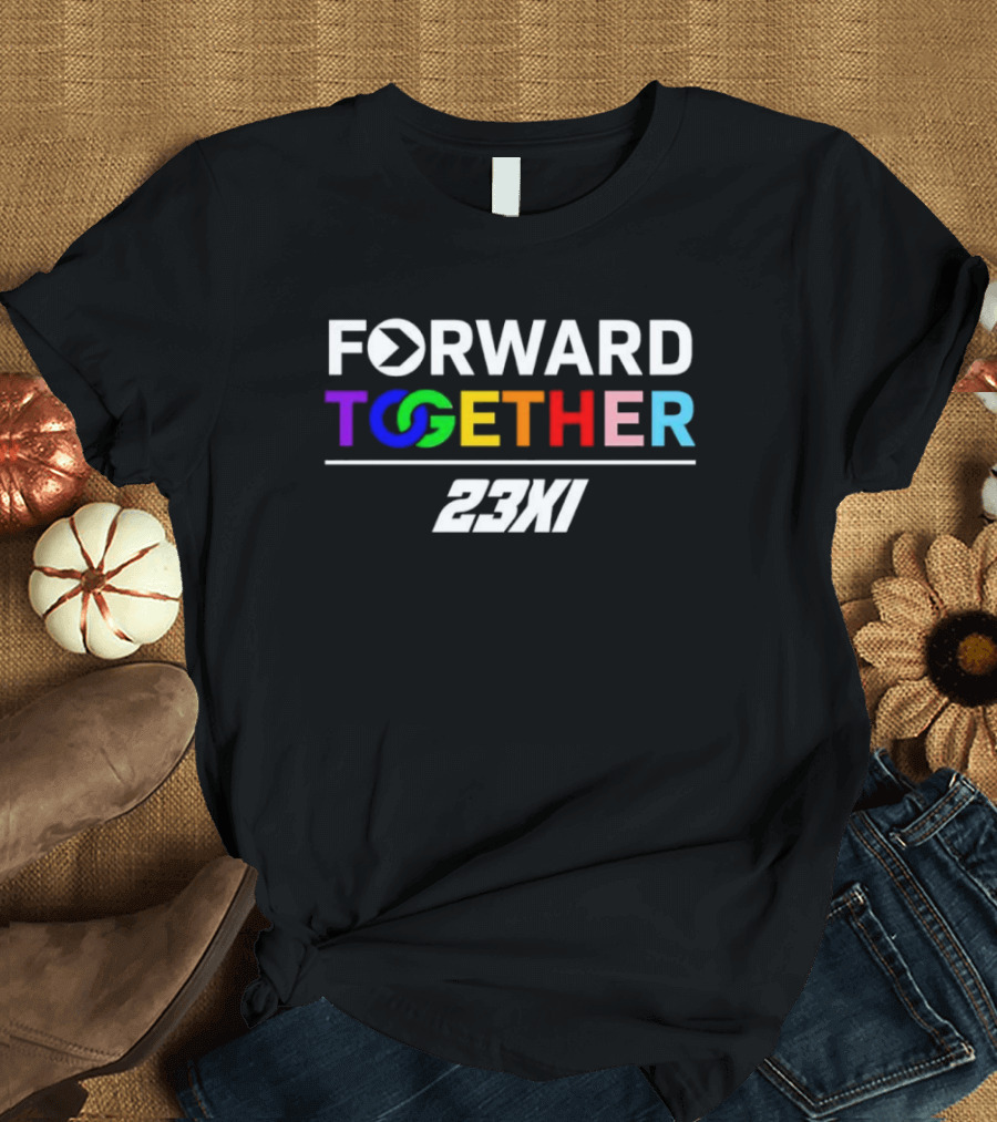 FORWARD TOGETHER 23XI RACING MULTICOLOR T-Shirt