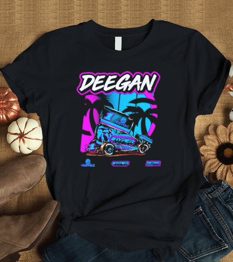 Deegan Hyper Racing Metric Cycles Heatwave Racing Sprint Car T-Shirt